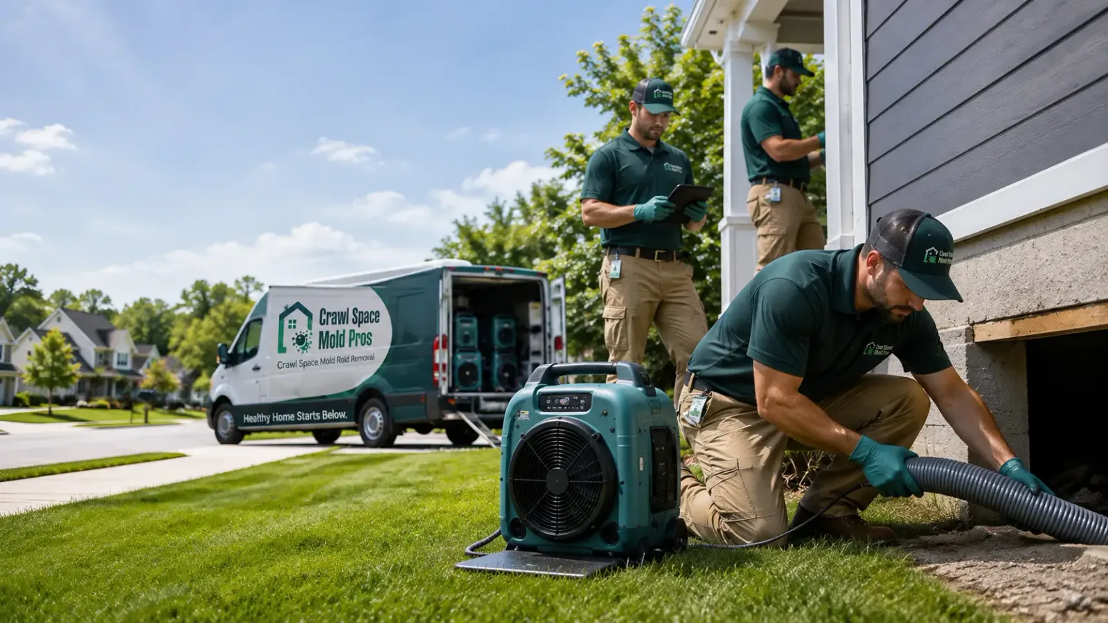 Crawl Space Mold Removal in Pittsfield, ME